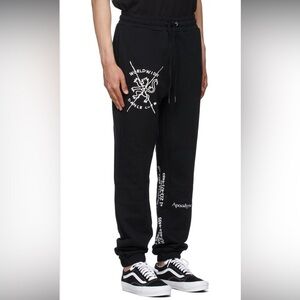 Ksubi Black Crest Lo-Fi Liberty Trak Lounge Pants Large